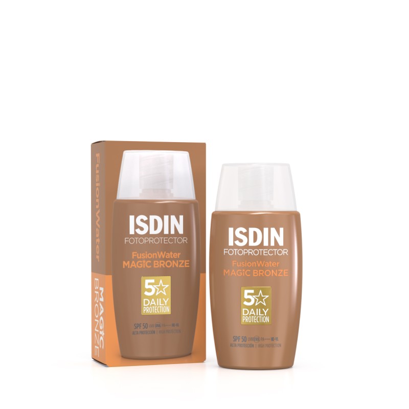 FOTOPROTECTOR ISDIN SPF 50 FUSION WATER COLOR 1 ENVASE 50 ml BRONZE