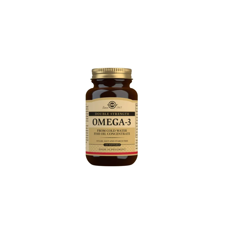 SOLGAR OMEGA-3 FISH OIL 120COMP