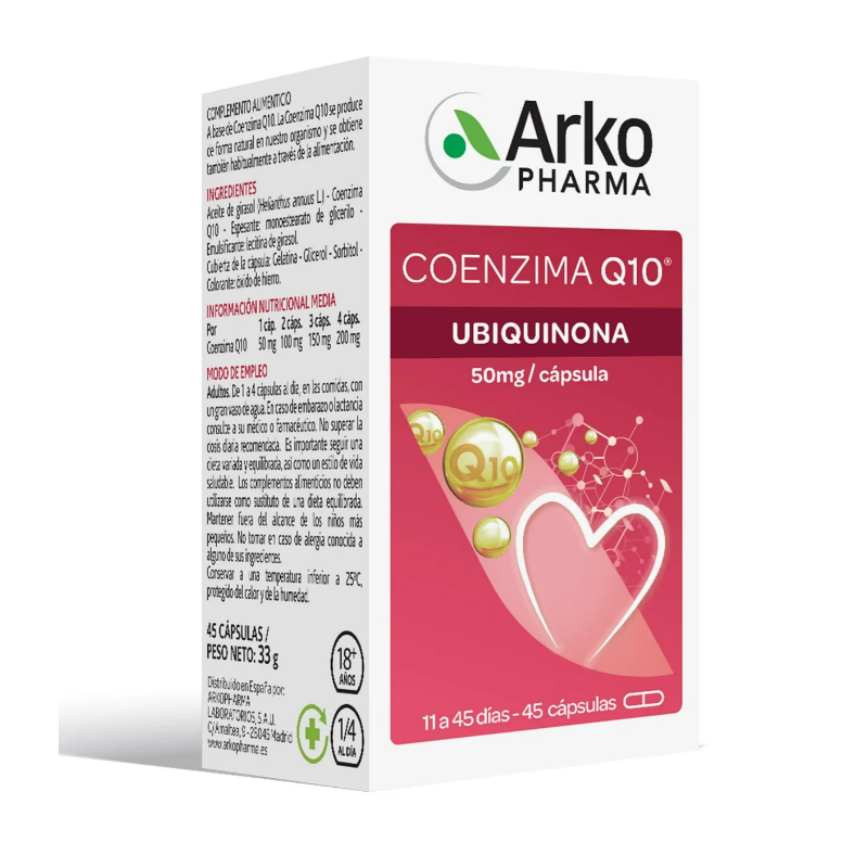 COENZIMA Q10 ARKOPHARMA 45 CAPSULAS