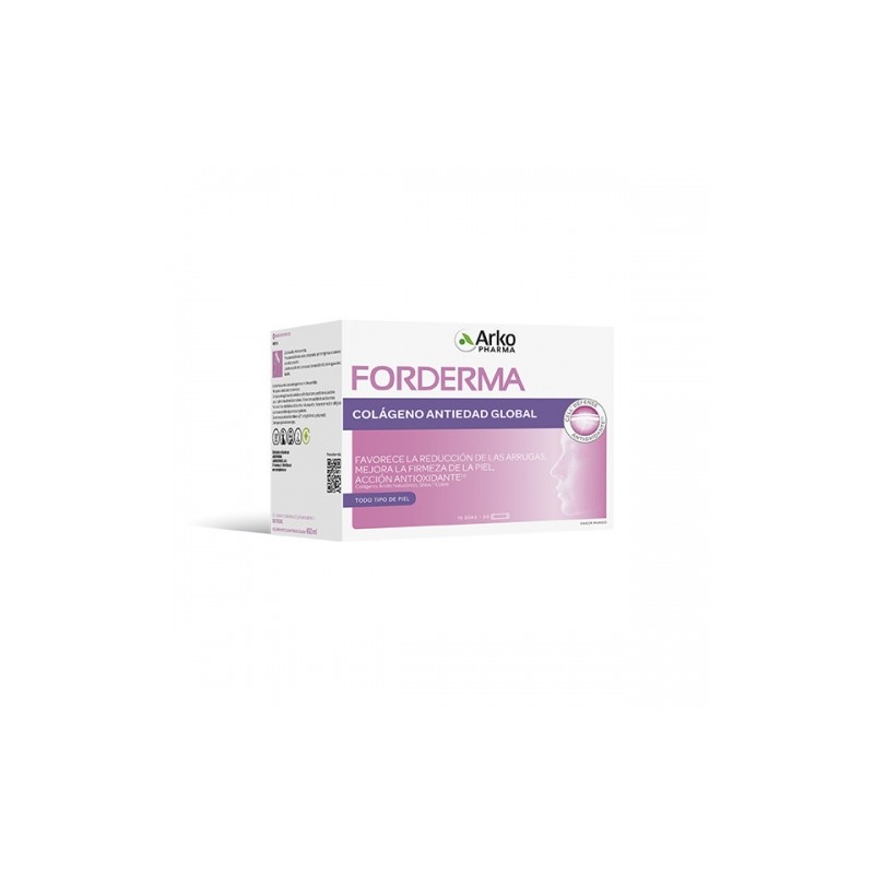 FORDERMA COLAGENO ANTIEDAD GLOBAL 30 STICKS SABOR A MANGO