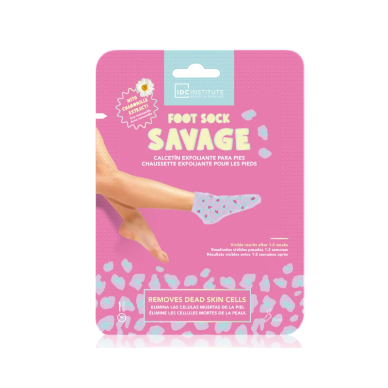 IDC INSTITUTE SAVAGE EXFOLIATING FOOT SOCK