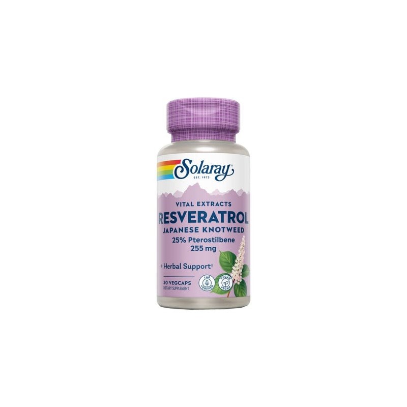 Solaray Super Resveratrol 250mg 30cáps