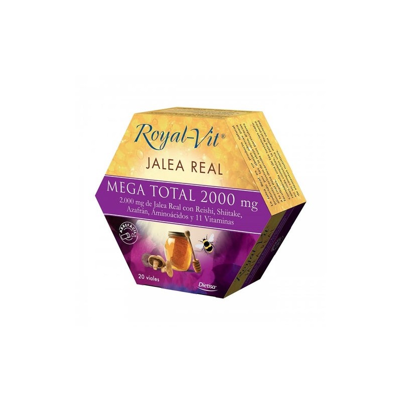 Royal-Vit Jalea Real Mega Total 2000mg 20 viales