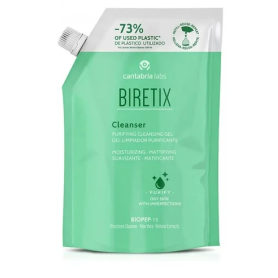 BIRETIX CLEANSER GEL LIMPIADOR PURIFICANTE 1 ENVASE 400 ML REFILL