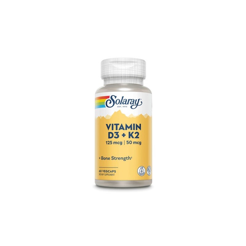 Solaray Vitamin D3+K2 60caps