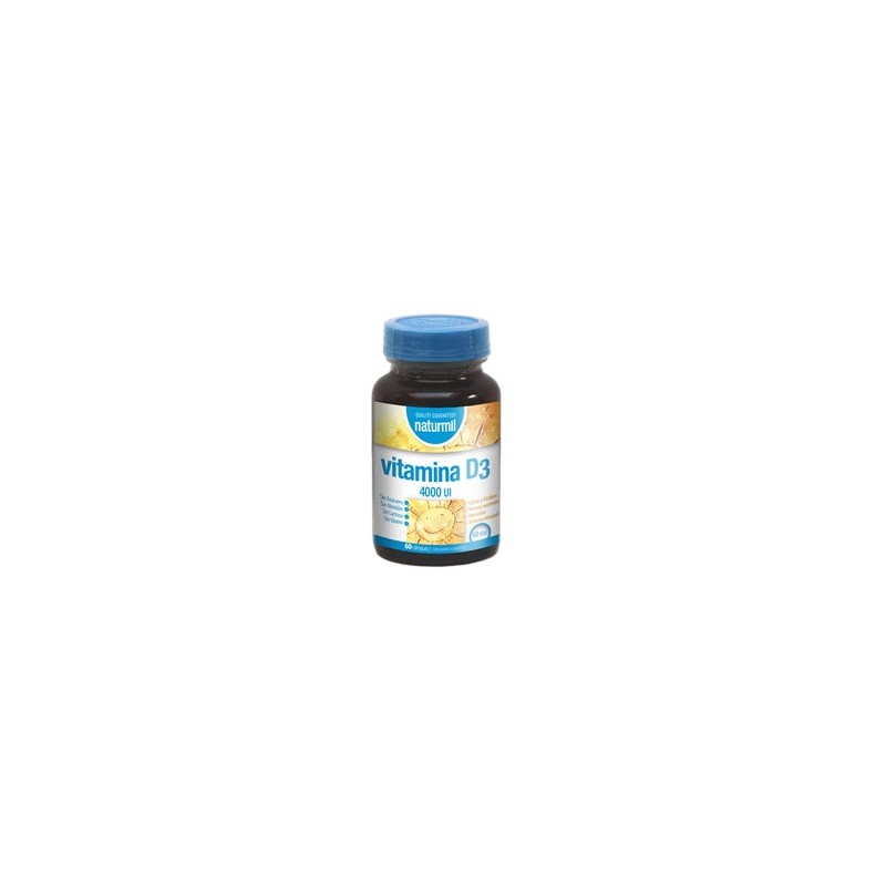 Naturmil Vitamina D3 4000ui 60 Capsulas