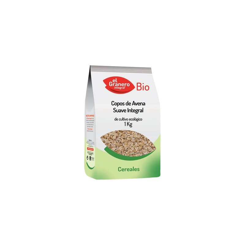 Granero Alimentacion Copos Avena Suaves Integrales Bio 1kg