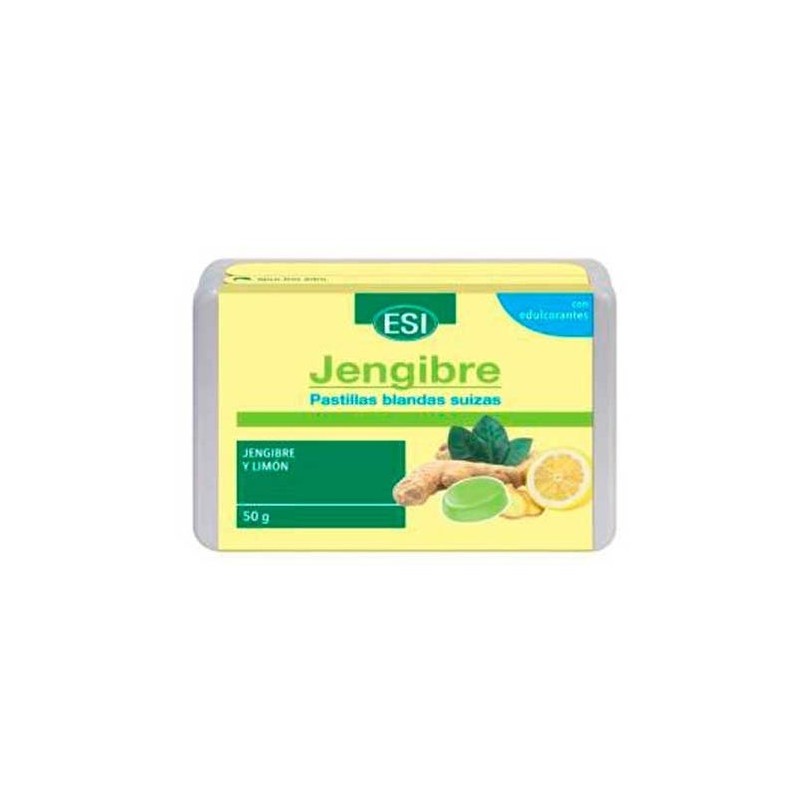 Esi Pastillas Blandas Suizas de Jengibre y Limón 50g