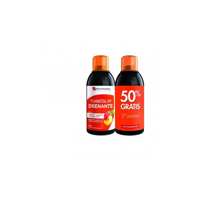 Forté Pharma Turboslim Melocotón 2x500ml