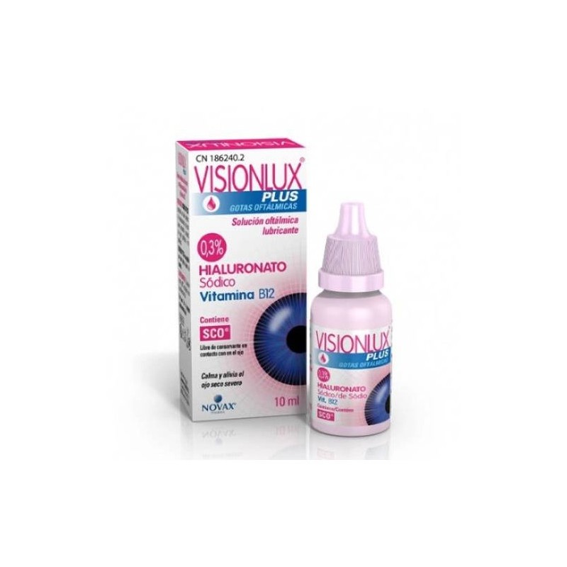 Visionlux Plus Hialuronico Y Vit Gotas 10 Ml