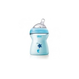 Chicco Biberón Naturalfeeling Azul Flujo Medio 250ml 2m+