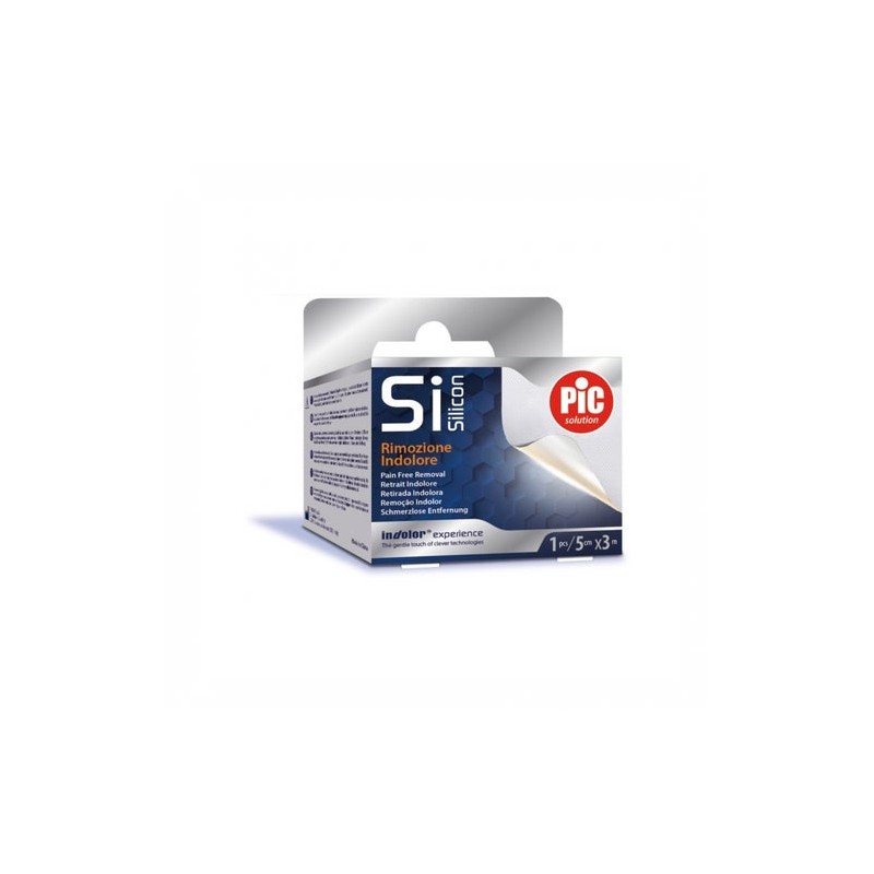 Pic Solution Esparadrapo Silicón Adhesivo 2,5cmx3m 1ud