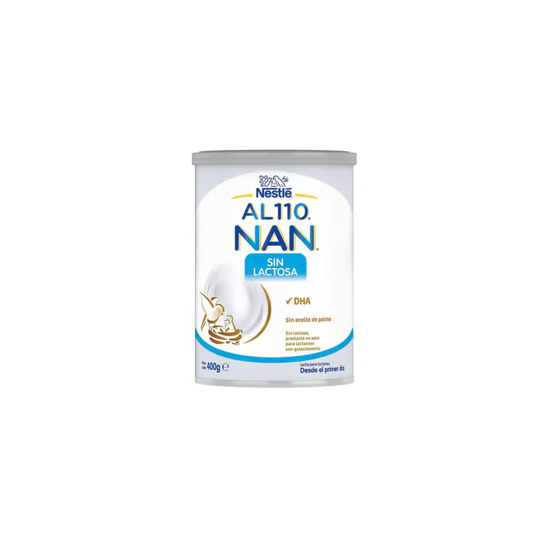 NAN AL-110 SIN LACTOSA 400 G 1 BOTE NEUTRO