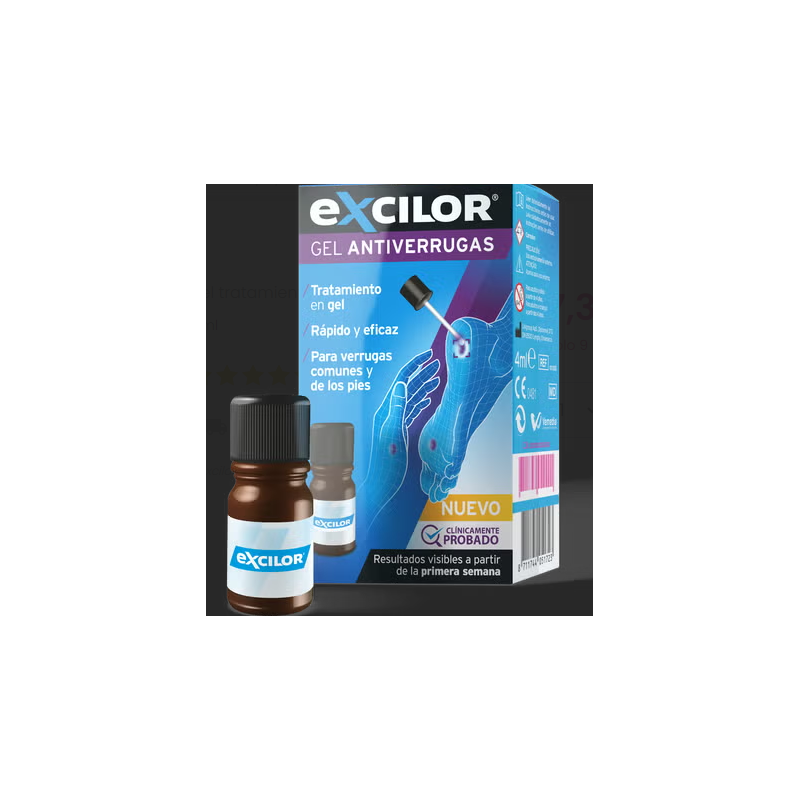 EXCILOR GEL ANTIVERRUGAS 1 ENVASE 4 ML