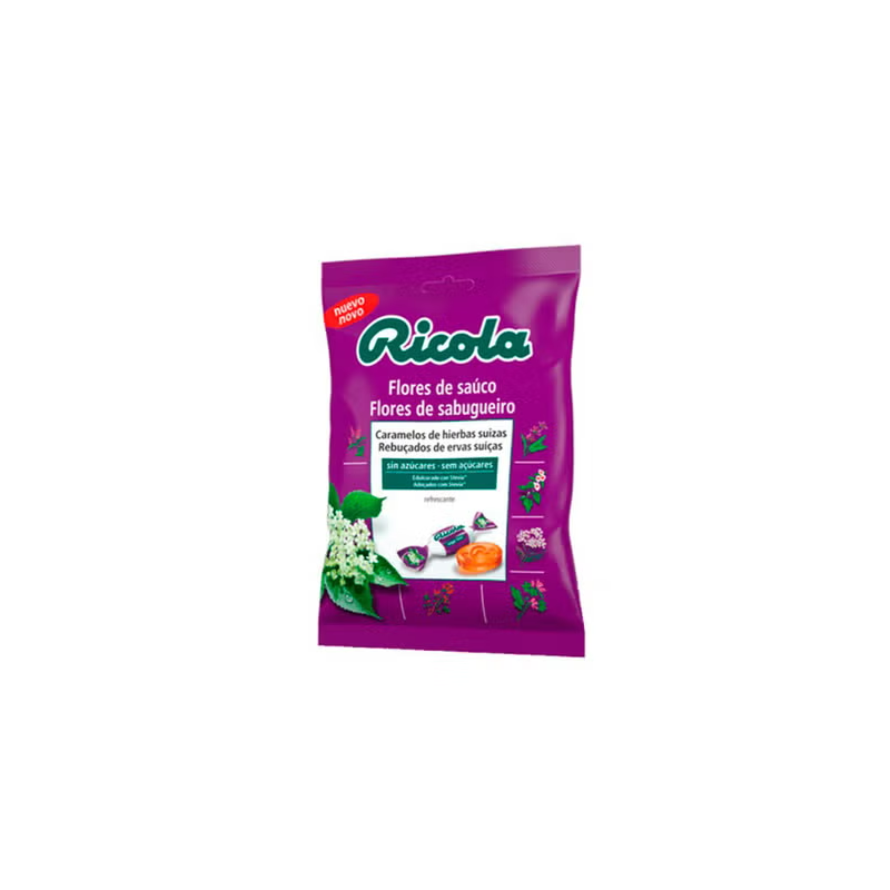 RICOLA CARAMELOS FLOR DE SAUCO BOLSA 70GR