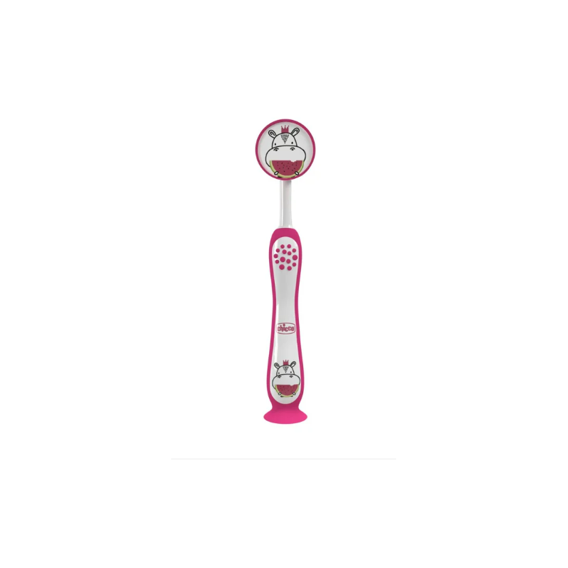 CHICCO SET DENTAL ROSA HIPOPOTAMO +36M