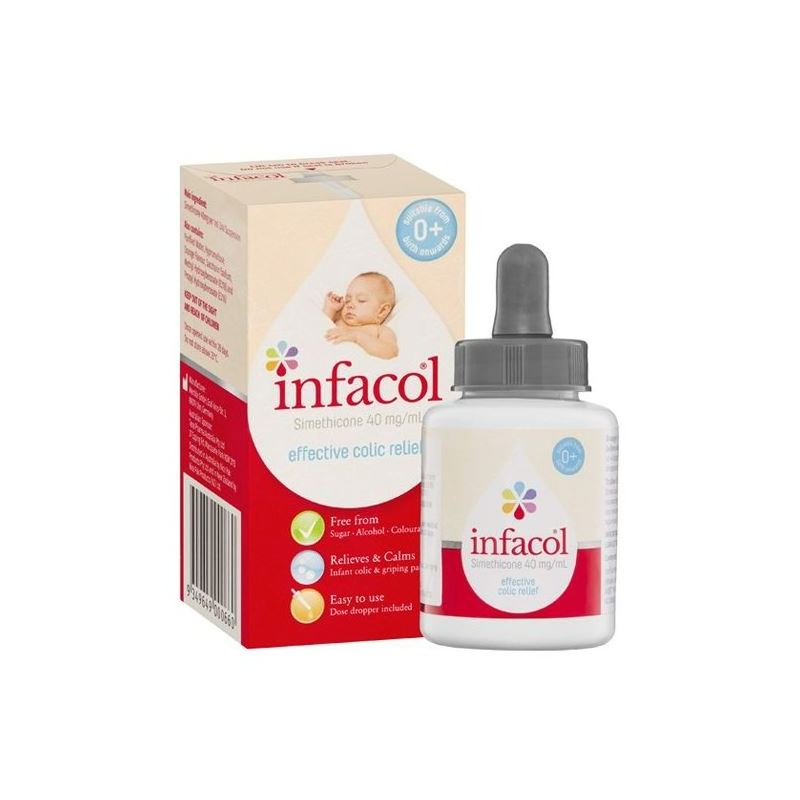 INFACOL SIMETICONA 40 MG/ML SUSPENSION ORAL 1 FRASCO 50 ML SABOR NARANJA