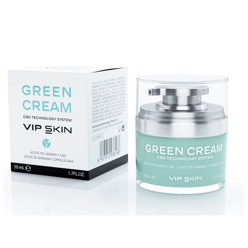 VIPSKIN GREEN CREAM 1 ENVASE 50 ML