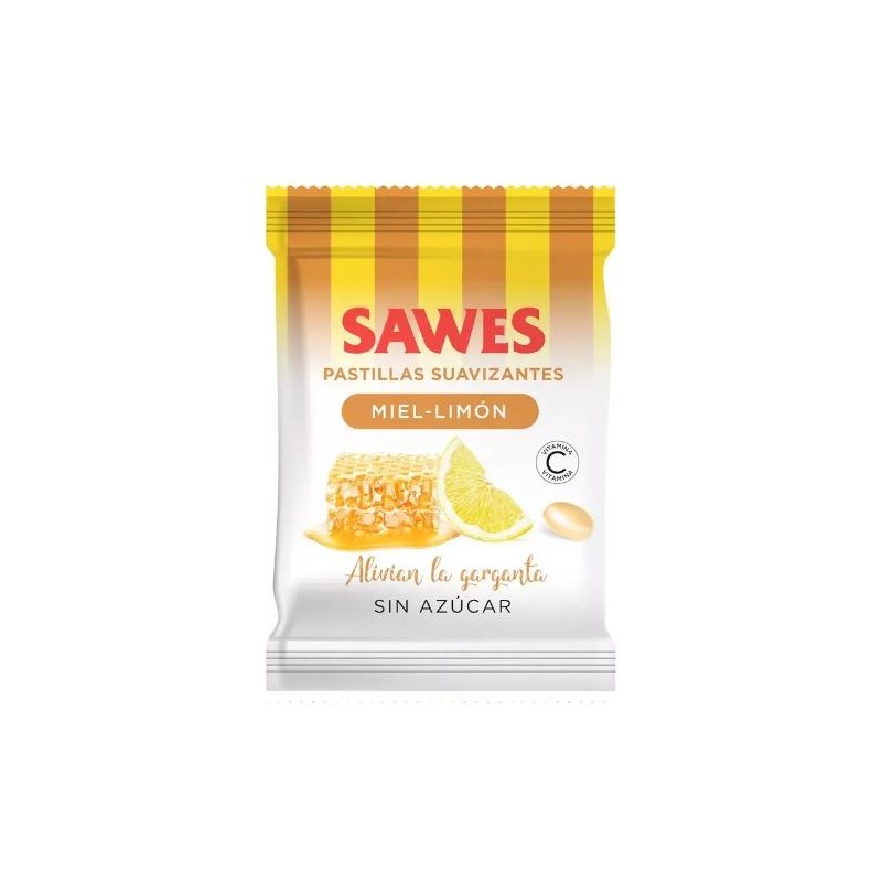 SAWES CARAMELOS MIEL-LIMON SIN AZUCAR 50 G