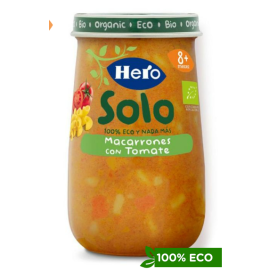 HERO SOLO MACARRONES CON TOMATE 1 TARRO 190 G