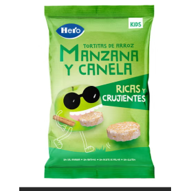 Hero Kids Tortitas de Arroz Manzana y Canela 40g