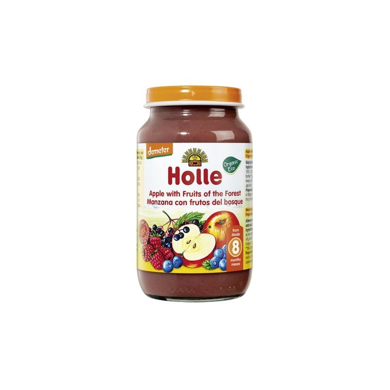 Holle Potito Frutas del Bosque y Manzana +8M 220g