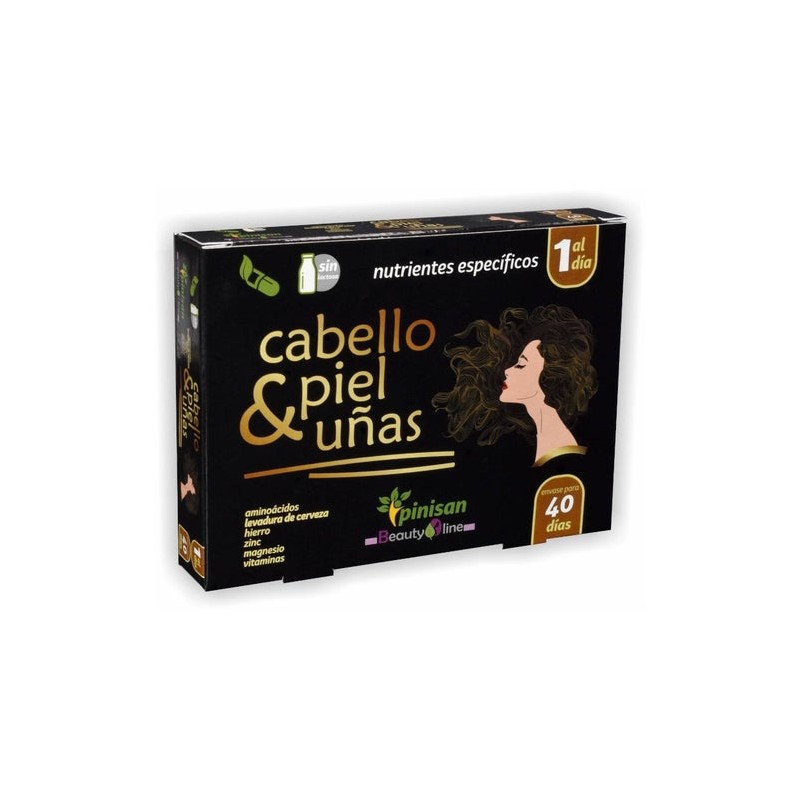 Pinisan cabello, piel y uñas 40cáps