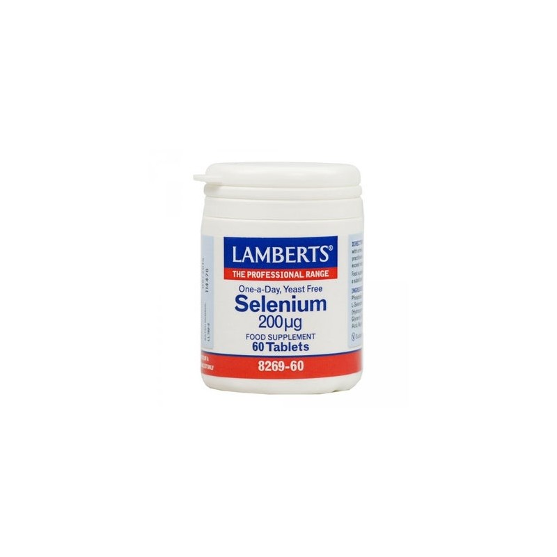 Lamberts Selenium 200mcg 60 Tabletas