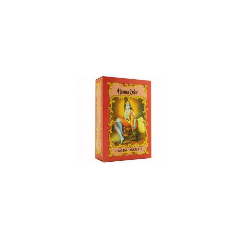 Radhe Shyam Henna Tinte Nat Caoba Osc Polvo 100gr