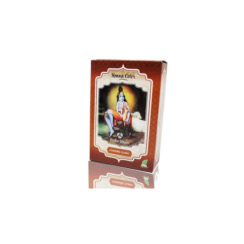 Radhe Shyam Henna Castaño Claro Polvo 100g