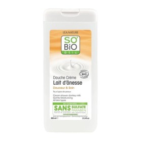 So'Bio Gel de Ducha Hidratación Suave Leche de Burra 650ml