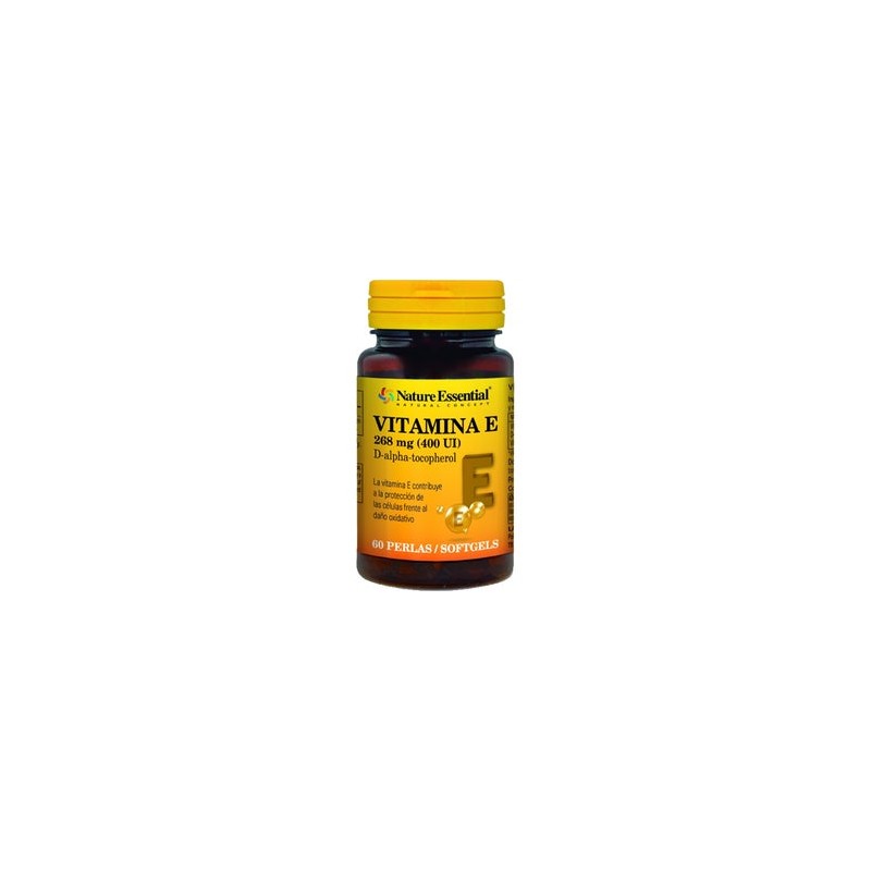 Nature Essential Vitamina E-400 Ui Natural 60 Perlas