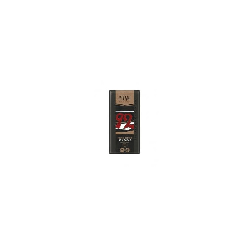 Vivani Chocolate Negro 92% Bio 80g