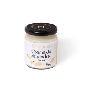 Oleander Crema Almendras Blanca Peladas 210g