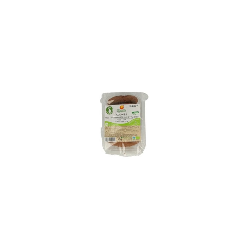 Vegetalia Cookies Sarraceno Algarroba Almendra 140g