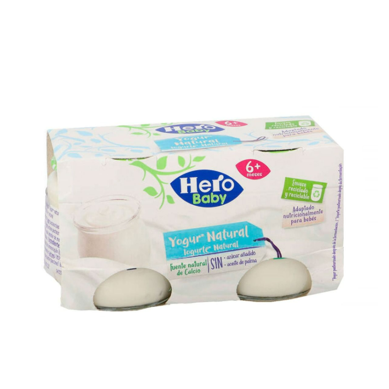 HERO BABY YOGUR NATURAL 2X120G