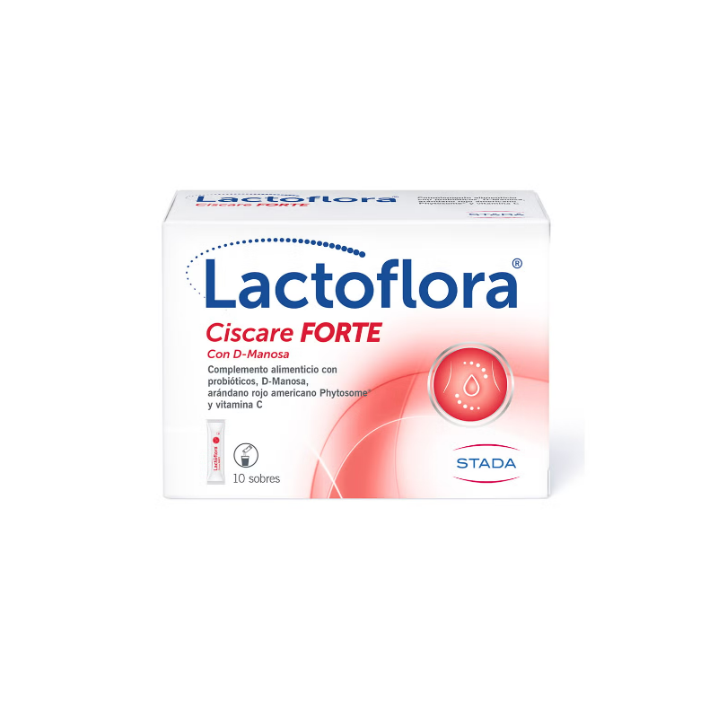 LACTOFLORA CISCARE FORTE 10 SOBRES SABOR LIMON