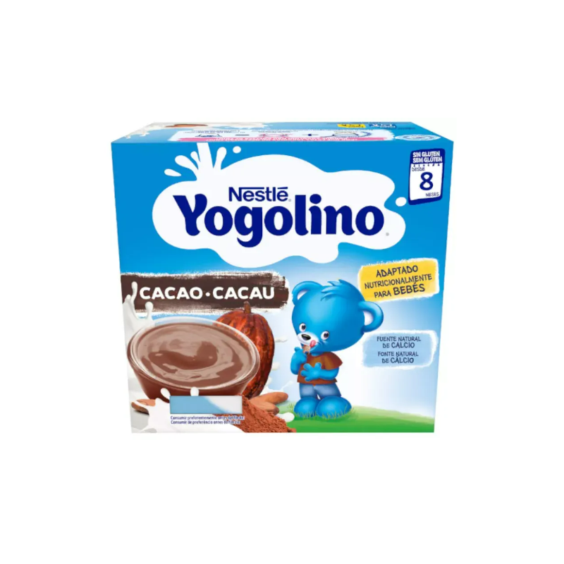 NESTLE YOGOLINO 4 TARRINAS 100 G SABOR CACAO