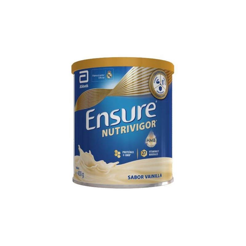 Ensure nutrivigor 400 g lata vainilla ABBOTT LAB