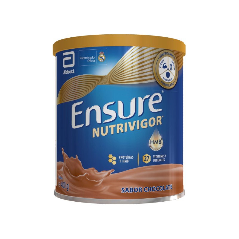 Ensure nutrivigor 400 g lata chocolate ABBOTT LAB