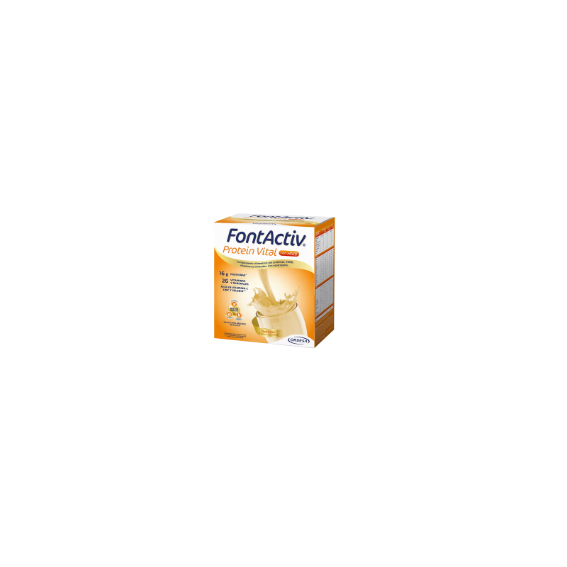 FONTACTIV PROTEIN VITAL 14 SOBRES 30 G SABOR VAINILLA