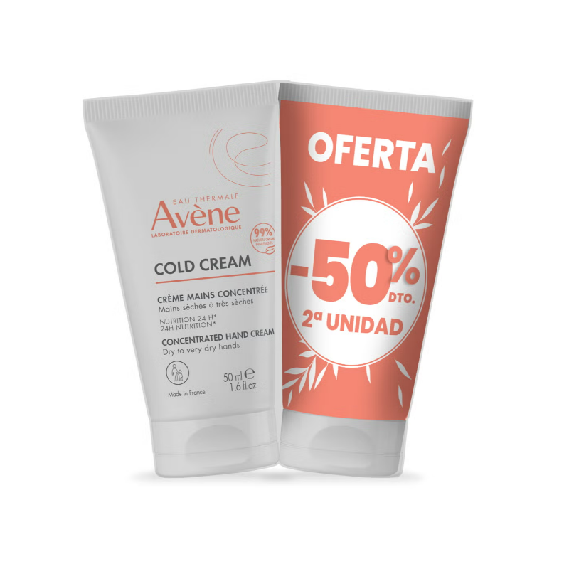 Avène Cold Cream Crema Manos Concentrada 2x50ml