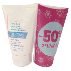 DUCRAY PACK ICTYANE CREMA DE MANOS 2ª UNI. 50%