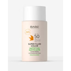 Comprar Babe Super Fluid Color Matificante Fps 50 1 Envase 50 Ml a precio de oferta