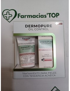 EUCERIN DERMOPURE OIL CONTROL PACK SERUN TIPLE EFECTO+GEL LIMPIADOR CONCENTRADO