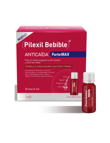 PILEXIL BEBIBLE ANTICAIDA FORTEMAX 30 FRASCOS 15 ML