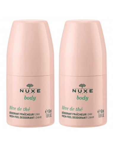 NUXE DESODORANTE HIDRATANTE RêVE DE THé 2X50ML