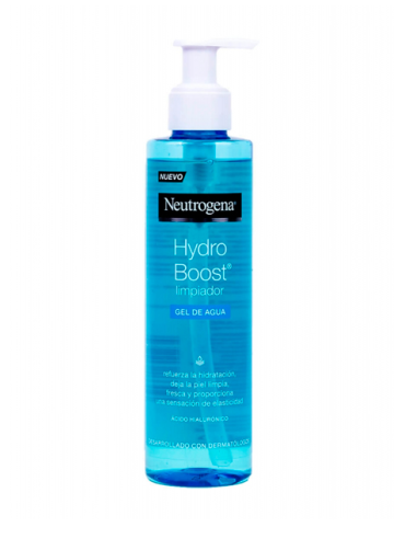 NEUTROGENA HYDRO BOOST LIMPIADOR GEL DE AGUA SIN PERFUME 1 ENVASE 200 ML