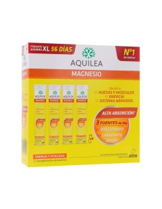 AQUILEA MAGNESIO 375 MG 56 COMPRIMIDOS EFERVESCENTES SABOR LIMON FORMATO XL