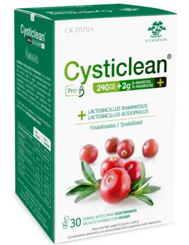 Cysticlean Pro-B D-Manosa 30 sobres